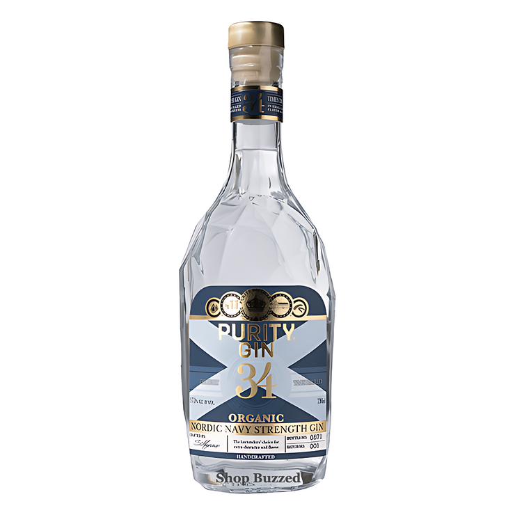 Purity Organic Craft Navy Strength Gin 34 750ml