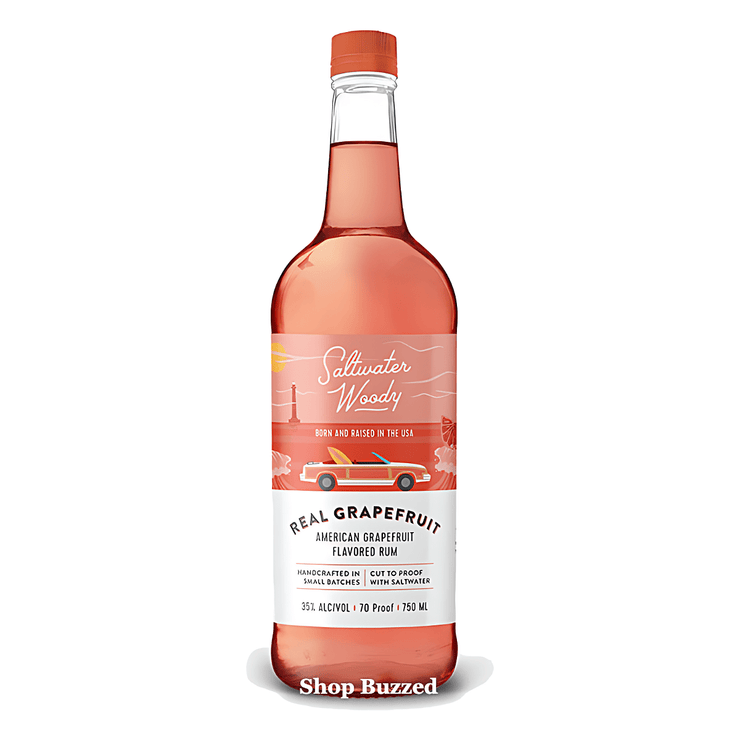 Saltwater Woody Real Grapefruit 750ml - Shop Buzzed
