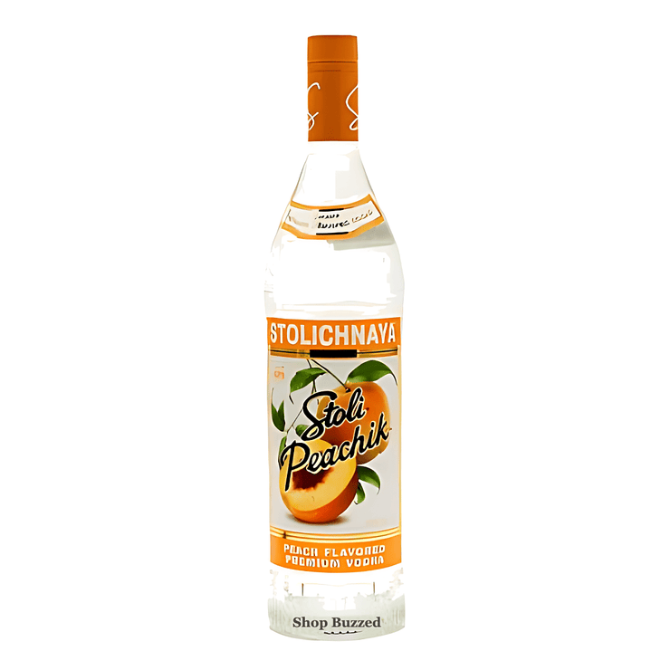Stolichnaya Stoli Peachik Vodka 750ml - Shop Buzzed