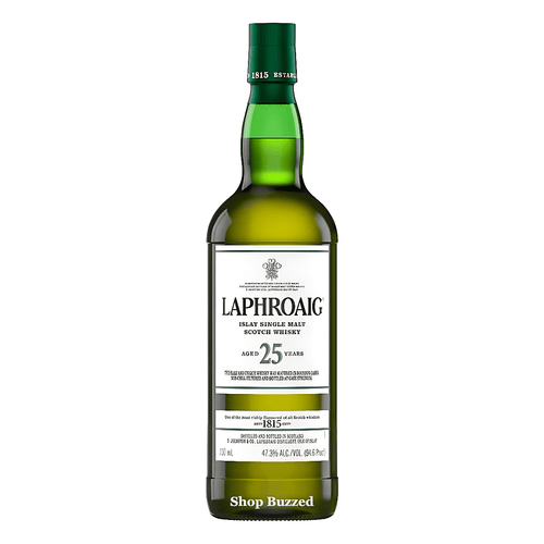 Laphroaig 25 Year Cask Strength Islay Single Malt Scotch 750ml - Shop Buzzed
