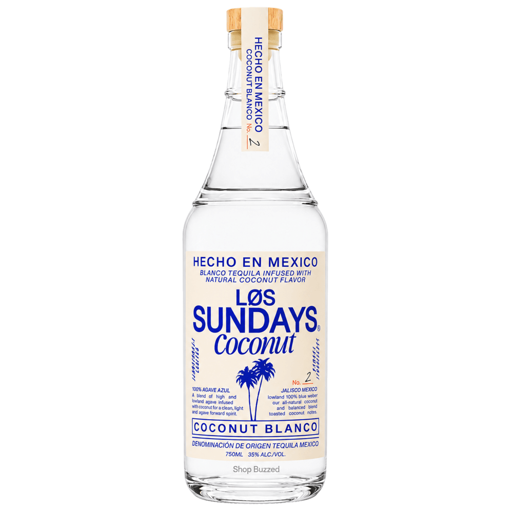 Los Sundays Coconut Blanco Tequila 750 ml - Shop Buzzed