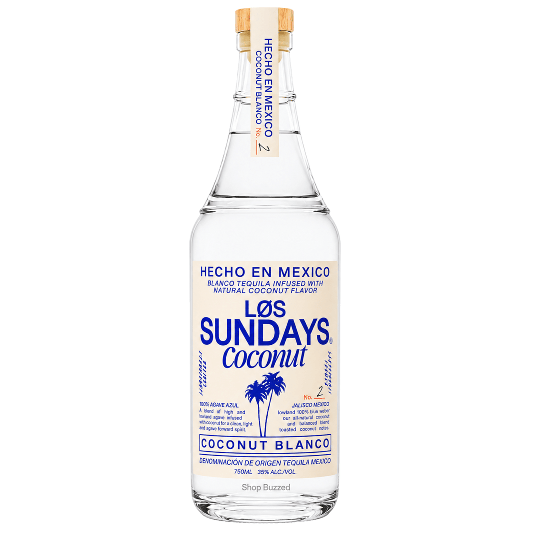 Los Sundays Coconut Blanco Tequila 750 ml - Shop Buzzed