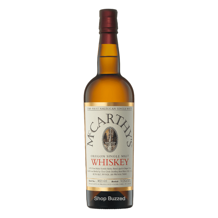 McCarthy's Oregon Single Malt Whiskey 750ml - Shop Buzzed