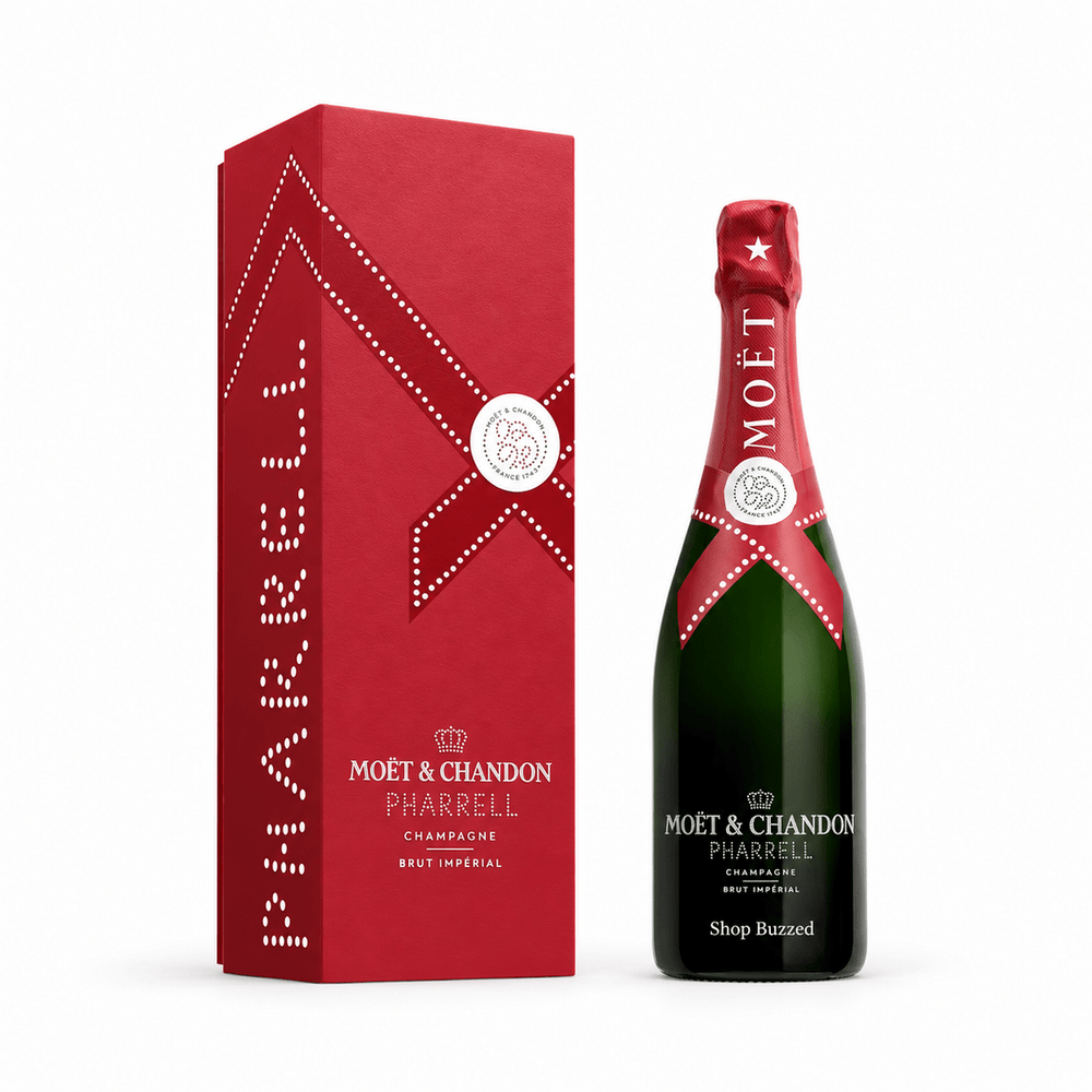 Moët & Chandon x Pharrell Williams Brut Impérial Red Box 750ml - Shop Buzzed
