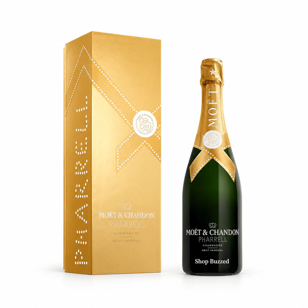Moët & Chandon x Pharrell Williams Brut Impérial Gold Box 750ml - Shop Buzzed