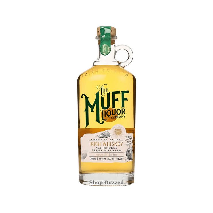 [Sell Online][The Muff Liquor Company] The Muff Liquor Company Irish Whiskey Peat Smoked Triple Distilled 700ml