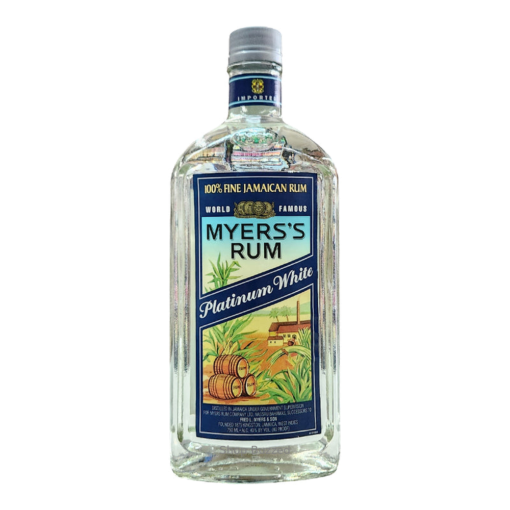 Myers's Rum Platinum White 750 ml - Shop Buzzed