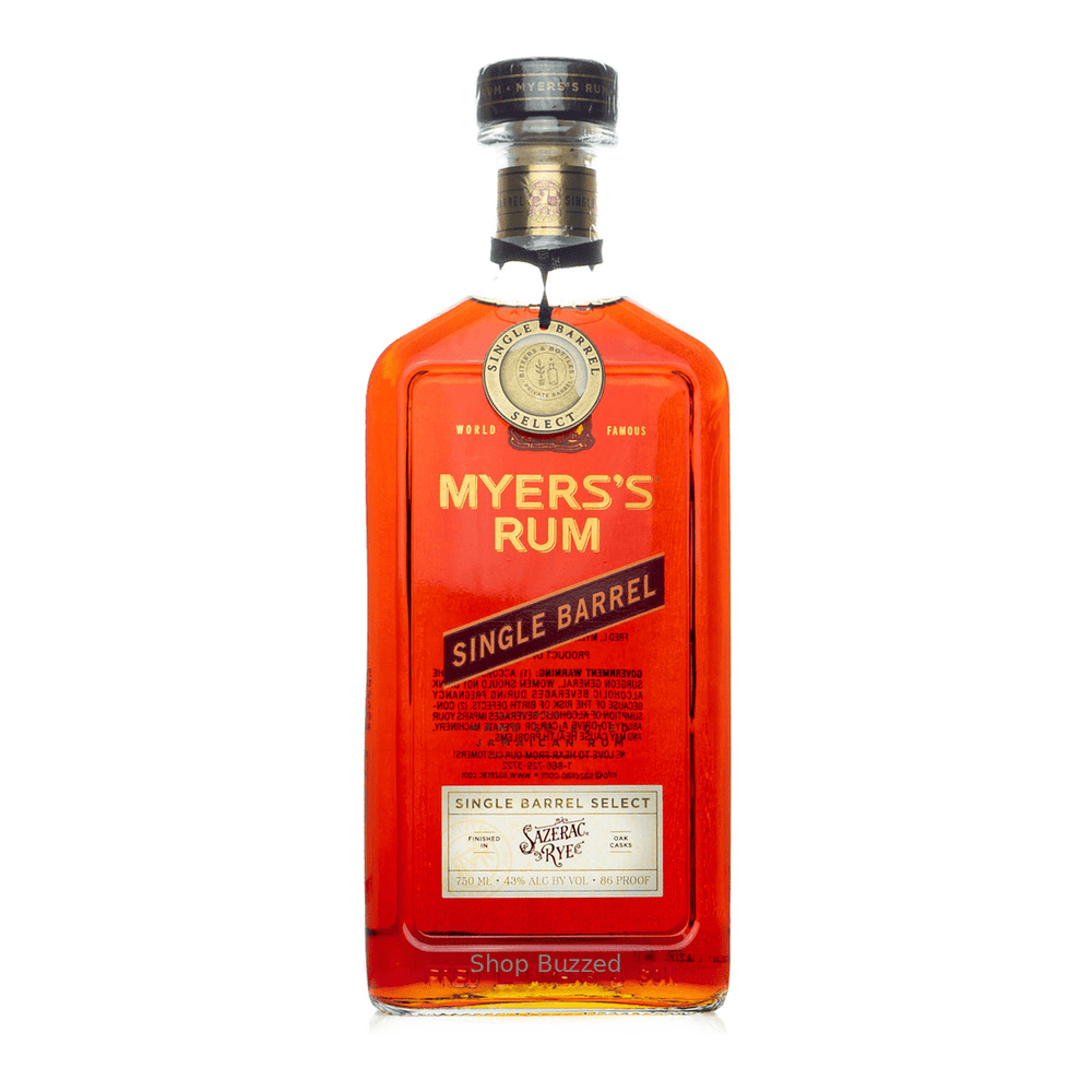 Top Shelf - Myers's Rum Single Barrel Select 750 ml - Shop Buzzed