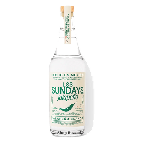 Los Sundays Jalapeño Blanco Tequila 200ml