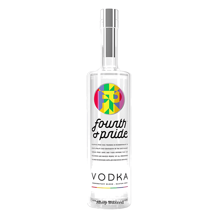 Fourth & Pride Vodka 1L - Shop Buzzed