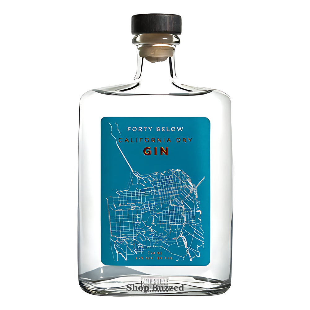 Forty Below California Dry Gin 750ml