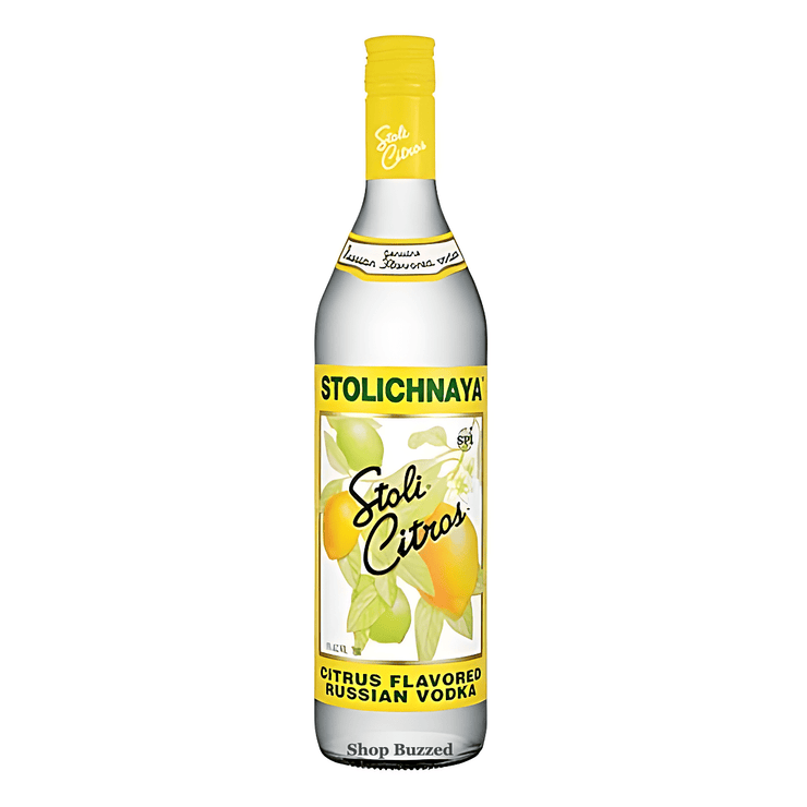 Stolichnaya Citrus Flavored Premium Vodka 750ml - Shop Buzzed