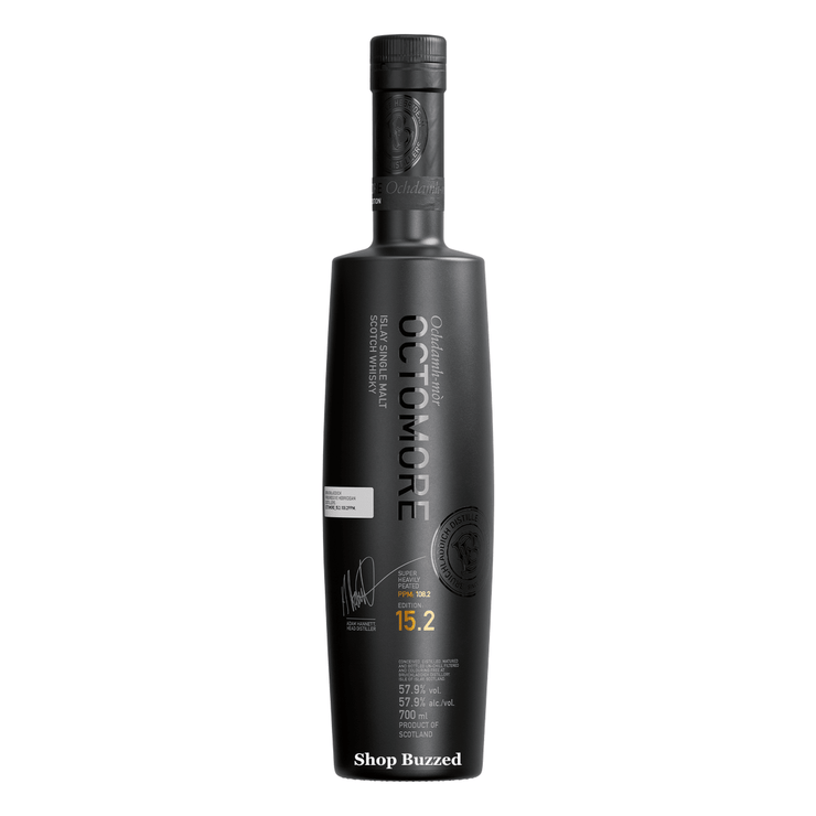Bruichladdich Octomore 15.2 Super Heavily Peated Single Malt Scotch Whisky 700ml - Shop Buzzed