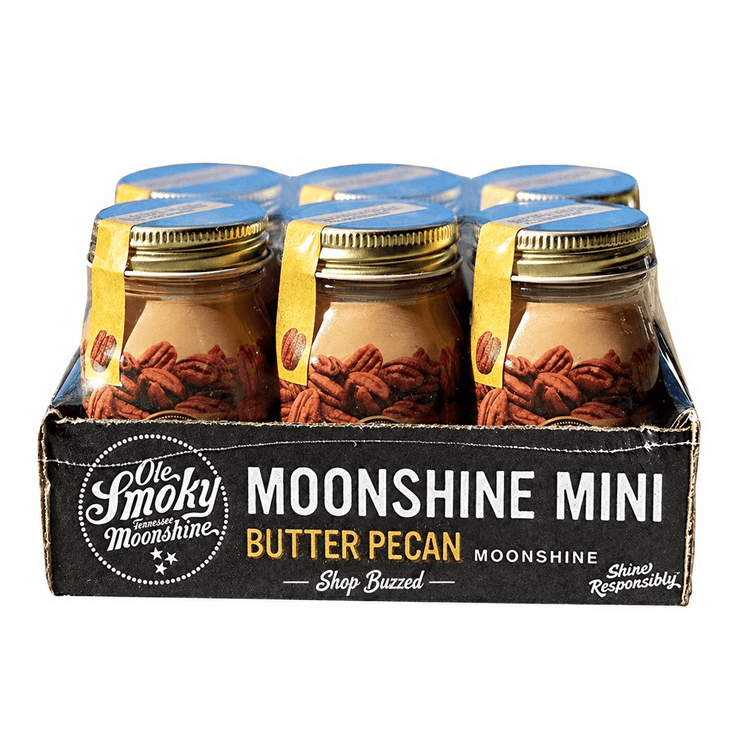 Ole Smoky Butter Pecan Moonshine Mini 6 x 50ml - Shop Buzzed