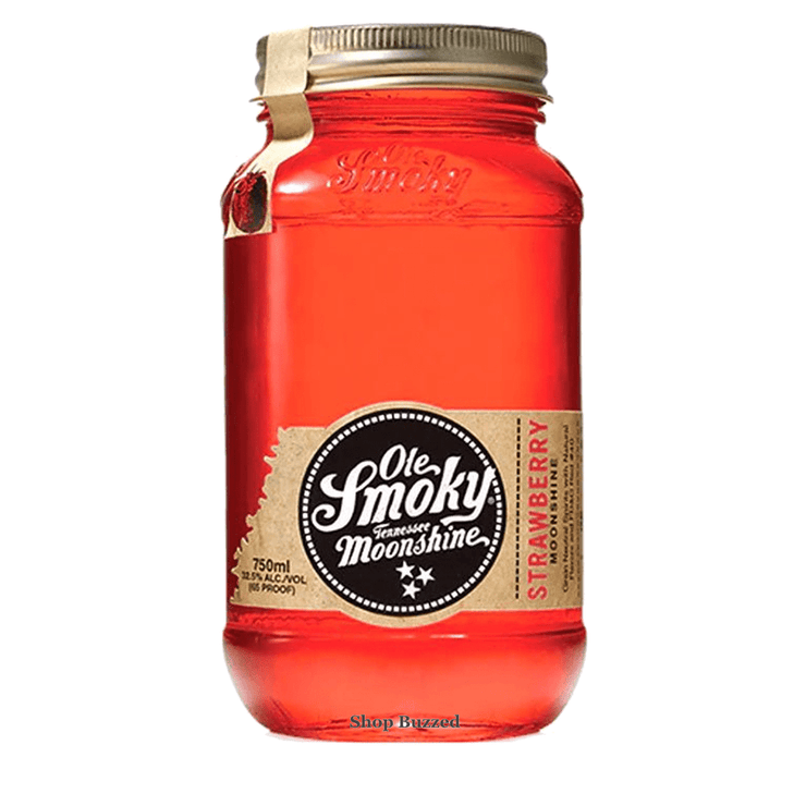Ole Smoky Strawberry Moonshine 750ml - Shop Buzzed