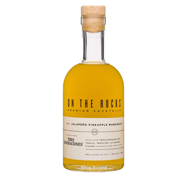On The Rocks Jalapeño Pineapple Margarita Cocktail 375ml - Shop Buzzed