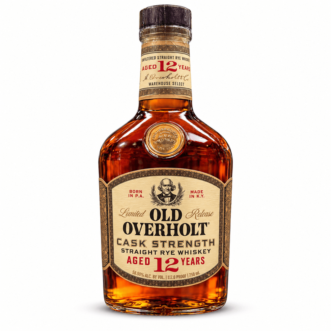 Old Overholt Cask Strength 12 Year Rye Whiskey 750ml - Shop Buzzed