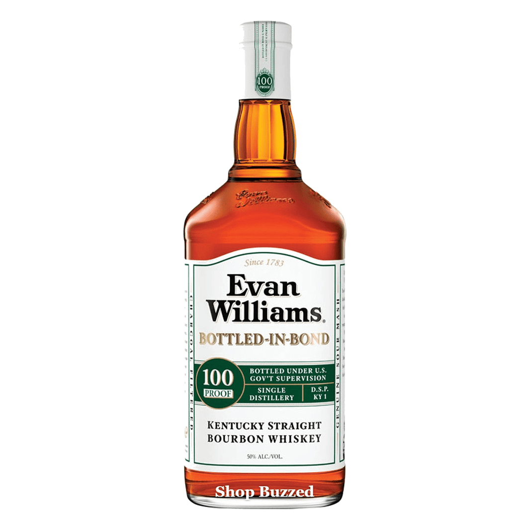 Evan Williams Bottled-in-Bond Kentucky Straight Bourbon 750ml - Shop Buzzed