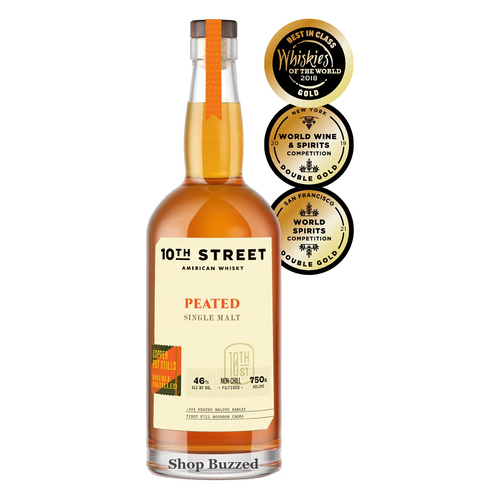 10th Street Peated Single Malt Finished in Port Cask 750ml