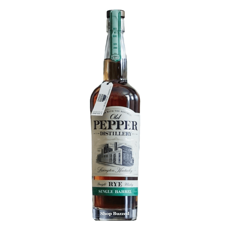 Old Pepper Rye Single Barrel Cask 1022 The Bourbon Enthusiast 750ml - Shop Buzzed