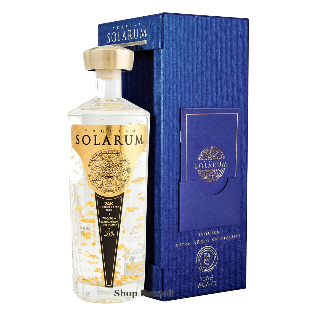 Solarum Extra Anejo Cristalino 24K Gold 750ml