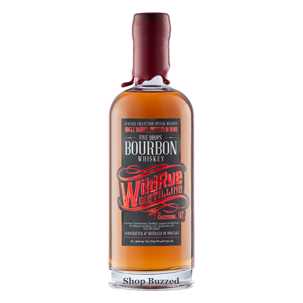 Wildrye Single Barrel Bottled in Bond 5 drops 750ml