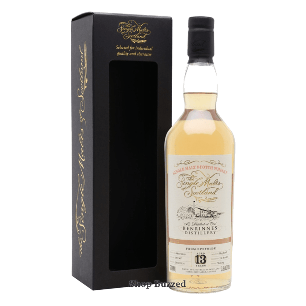 Benrinnes Distillery Single Malt Scotch Cask 307467 2010 13 year 700ml - Shop Buzzed