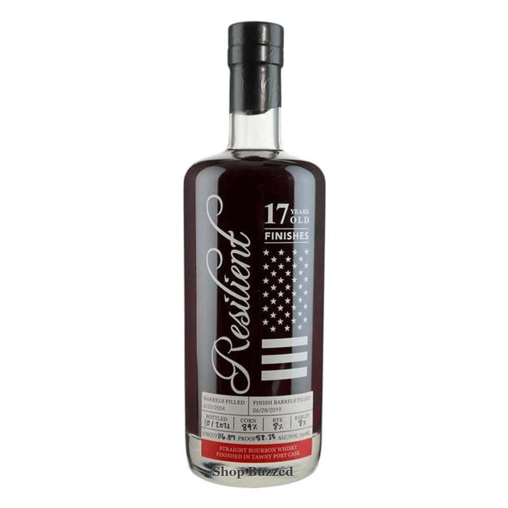 Resilient Straight Bourbon Whisky finished in tawny port cask 17 year 750ml - Shop Buzzed
