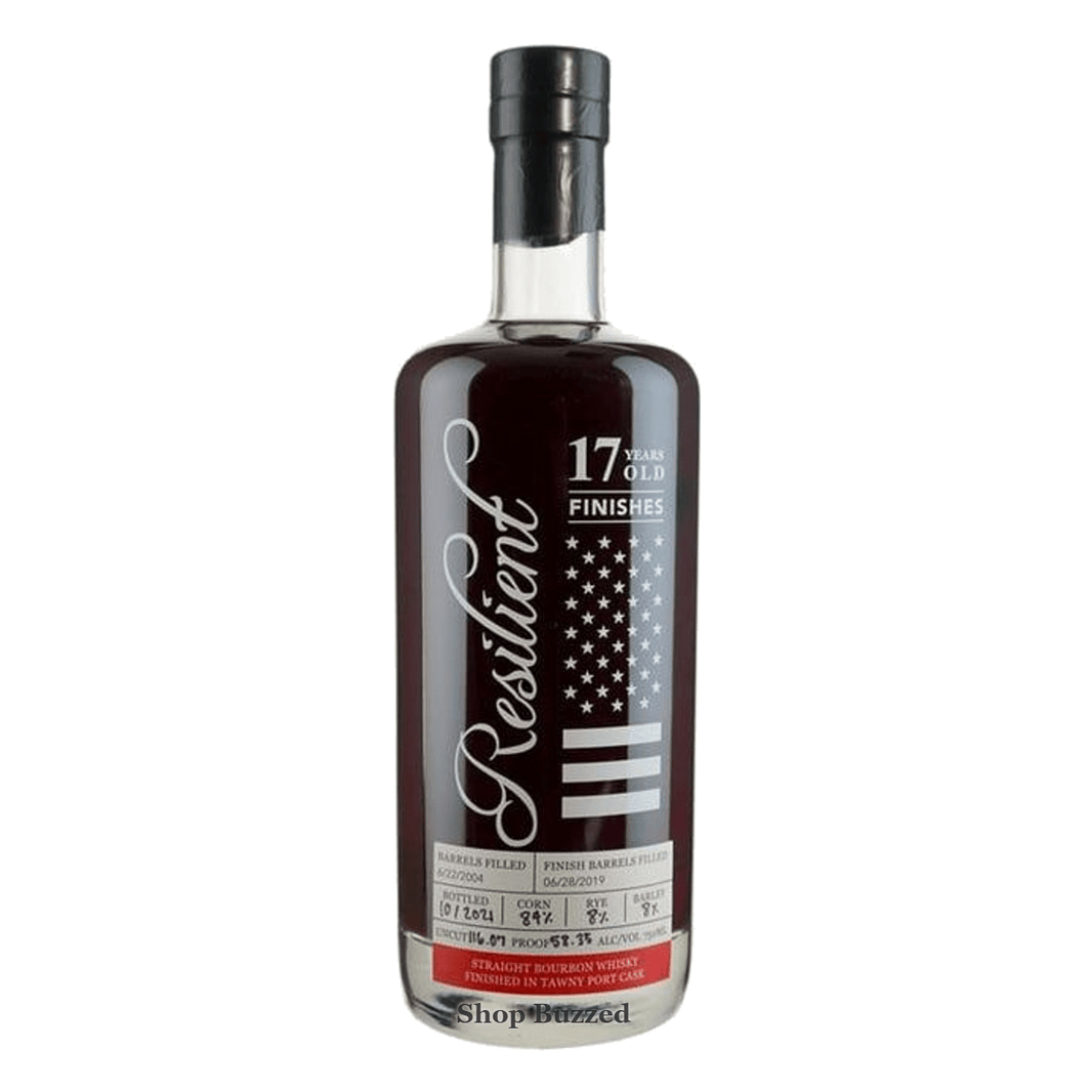 Resilient Straight Bourbon Whisky finished in tawny port cask 17 year 750ml - Shop Buzzed