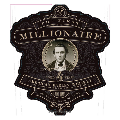 The First Millionaire American Barley Whiskey 750ml