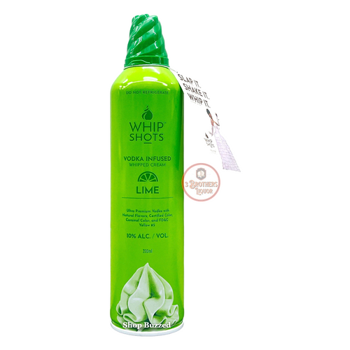 Whip Shots Vodka infused Lime Whipped Cream 200ml