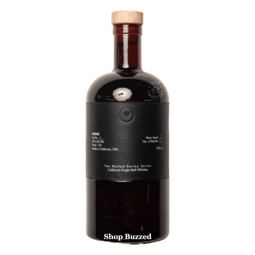 Wolves The Malted Barley Series Black Leather Single Malt Aged 7 years 750ml - Shop Buzzed