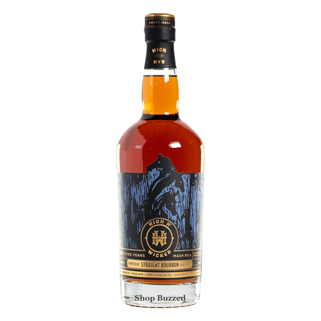 High N' Wicked Aged 5 years Straight Bourbon Whiskey 750ml