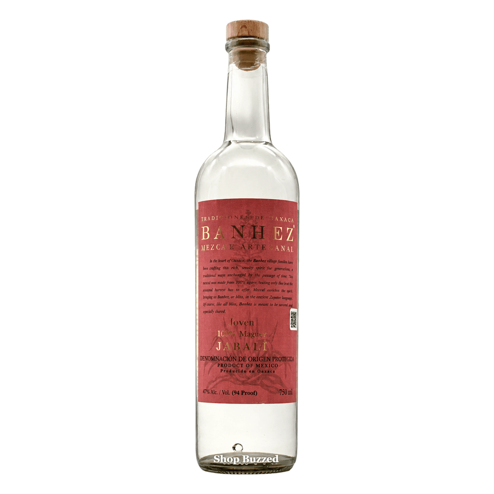 Banhez Mezcal Artesanal Joven Jabali Maguey 750ml - Shop Buzzed