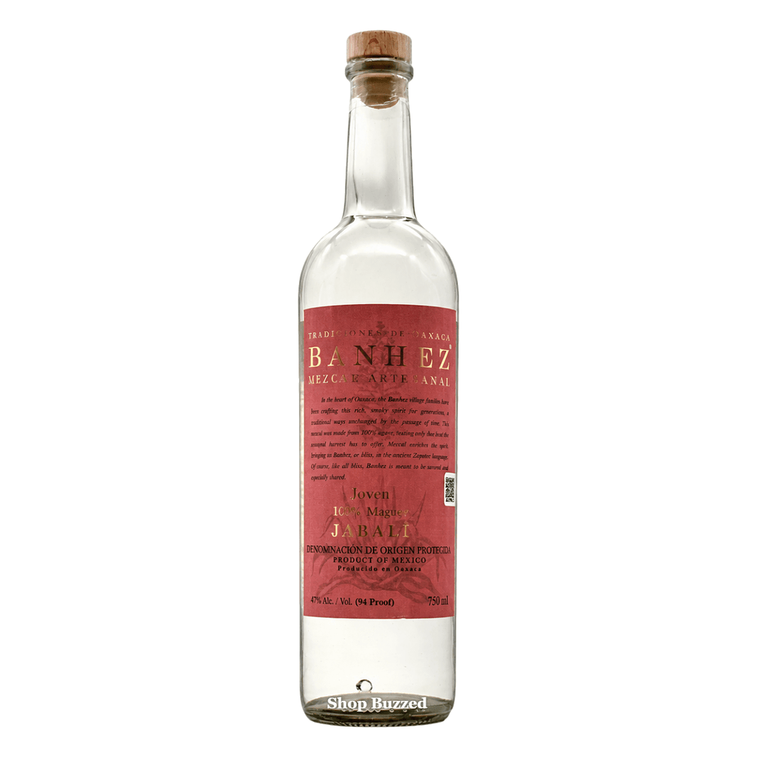Banhez Mezcal Artesanal Joven Jabali Maguey 750ml - Shop Buzzed