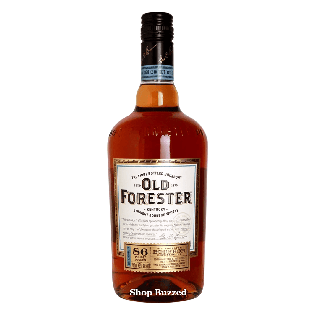 Old Forester 86 Proof Kentucky Straight Bourbon Whisky - 750ml Bottle - Shop Buzzed