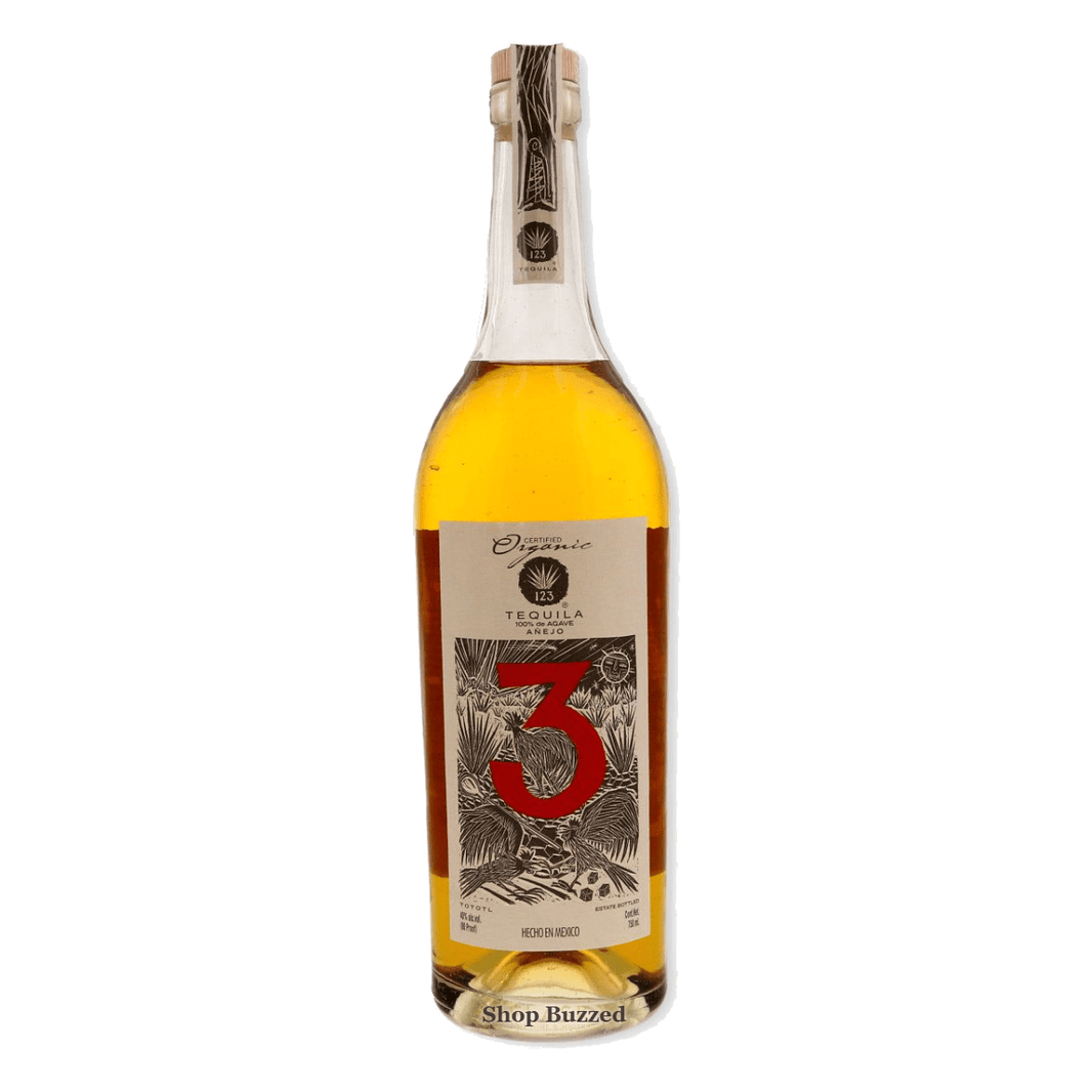 123 Organic Tres Anejo 750ML - Shop Buzzed