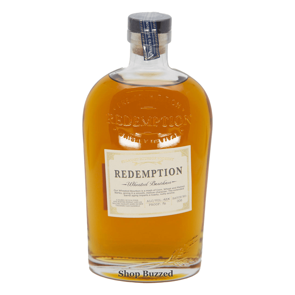 Redemption Wheated Bourbon Whiskey 750mL - Shop Buzzed