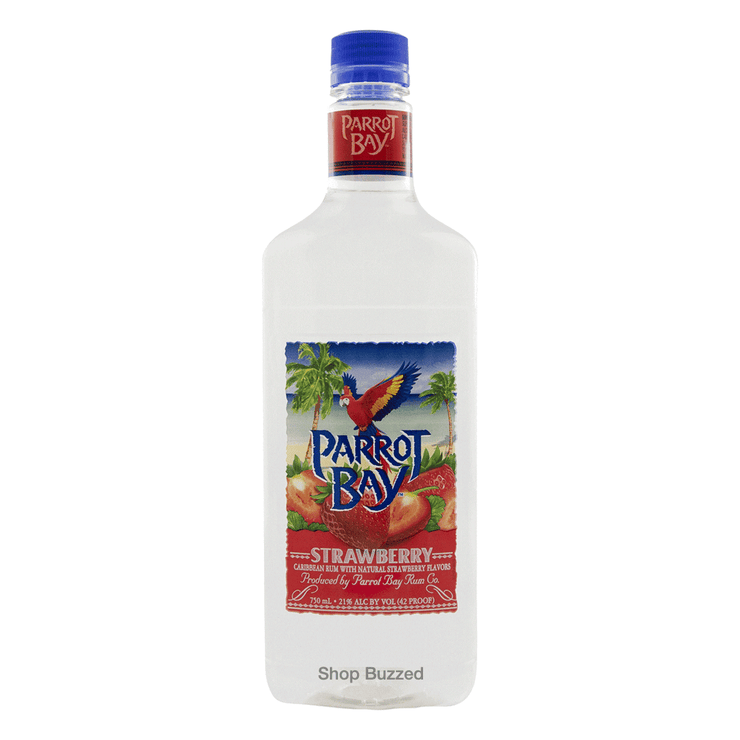Parrot Bay Strawberry Rum 750ml - Shop Buzzed