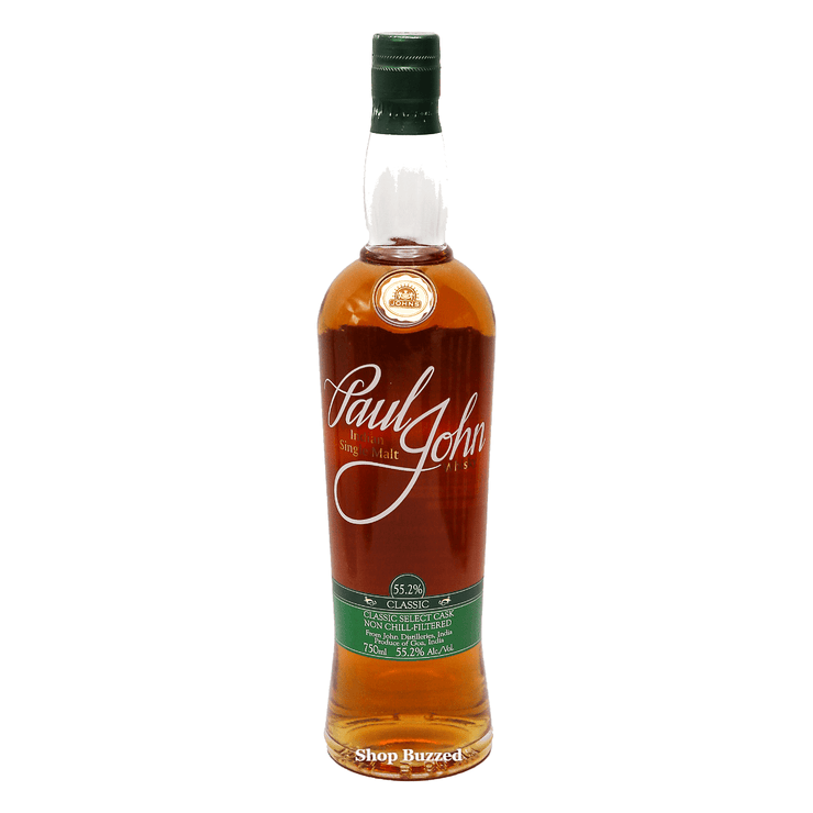 Paul John Classic Indian single malt Whiskey 750ml - Shop Buzzed