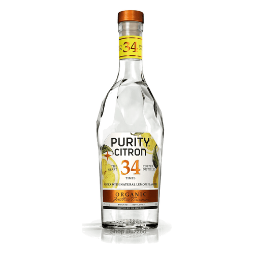 Purity Citron 34 Organic Vodka 750ml - Shop Buzzed