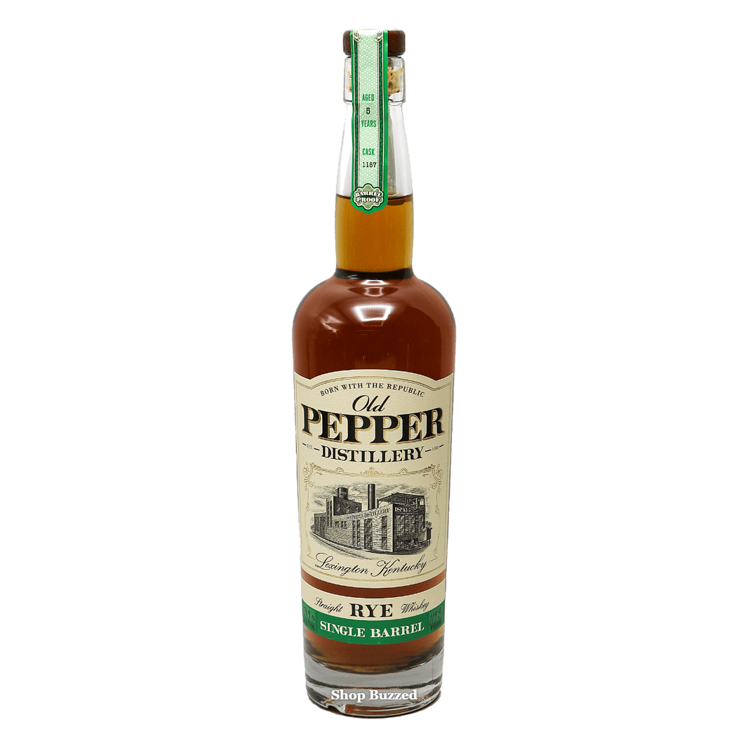 Old Pepper Rye Single Barrel Cask 1021 (Bourbon Enthusiast) 750ml