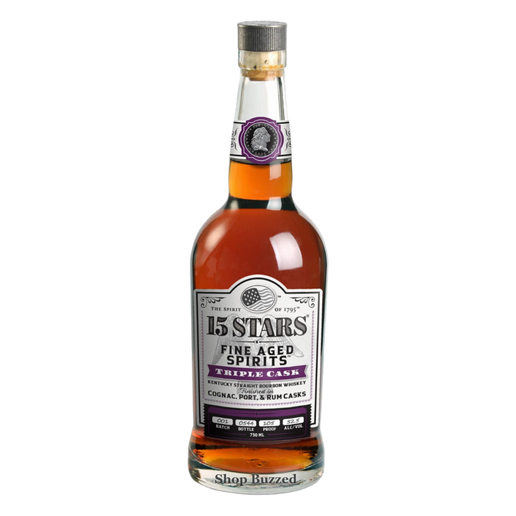 15 Stars Triple Finished in Cognac Port and Rum Casks (Batch 1) 750ml