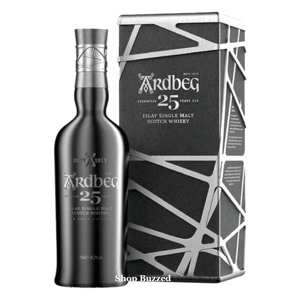 Top Shelf Ardbeg Islay single malt scotch whisky 25 year 750ml - Shop Buzzed
