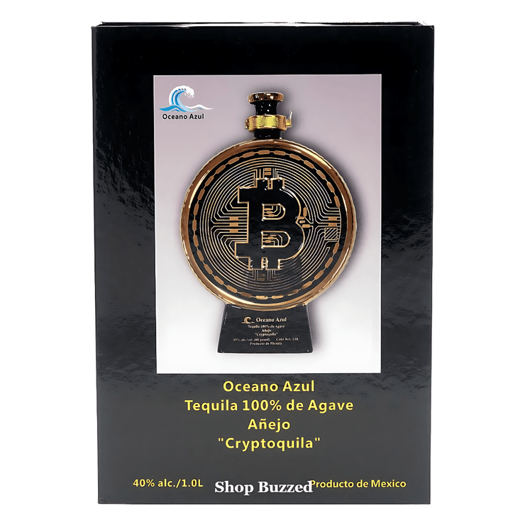 Oceano Azul Cryptoquila Anejo 1L - Shop Buzzed