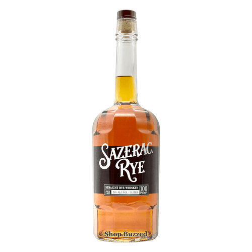 Sazerac Straight Rye Whiskey 100 proof 1L - Shop Buzzed