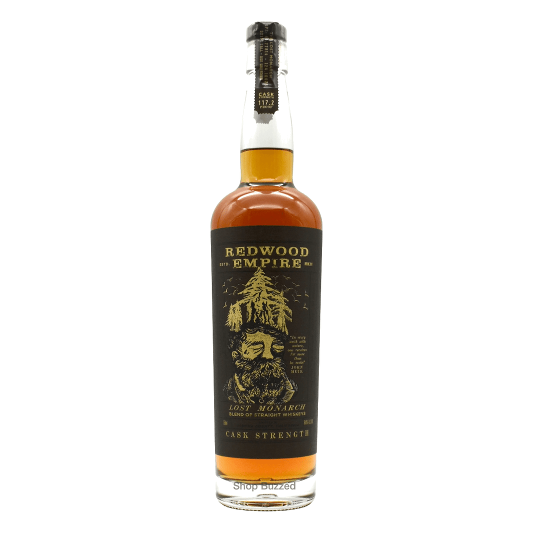 Redwood Empire Lost Monarch Cask Strength Whiskey 750ml - Shop Buzzed