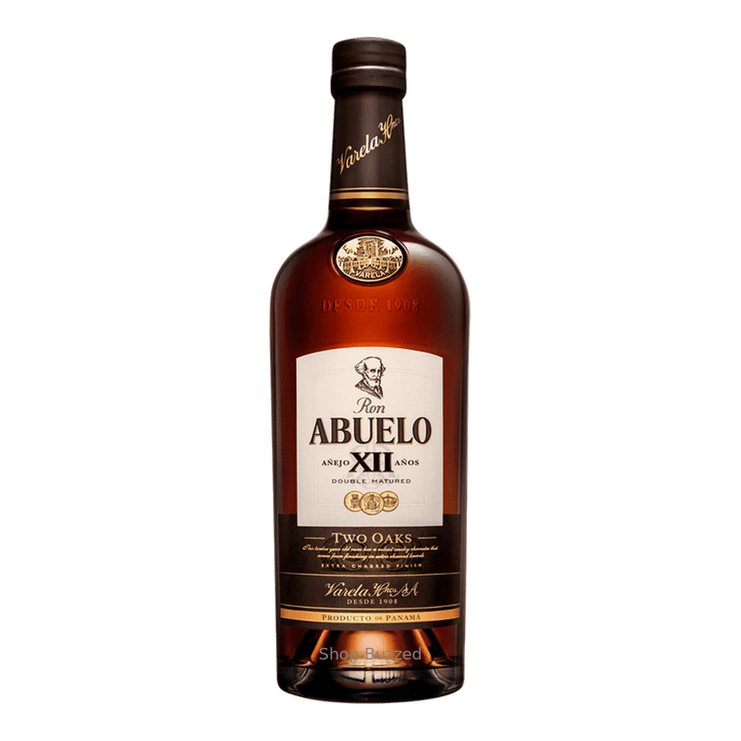 Ron Abuelo Anejo XII Anos Two Oaks 750 ml - Shop Buzzed
