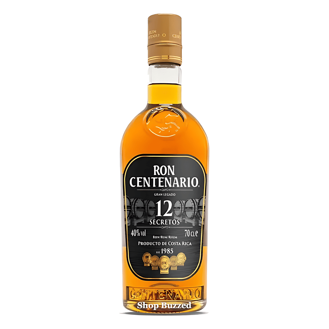 Ron Centenario Rum Secrets 12 Year 750ml - Shop Buzzed