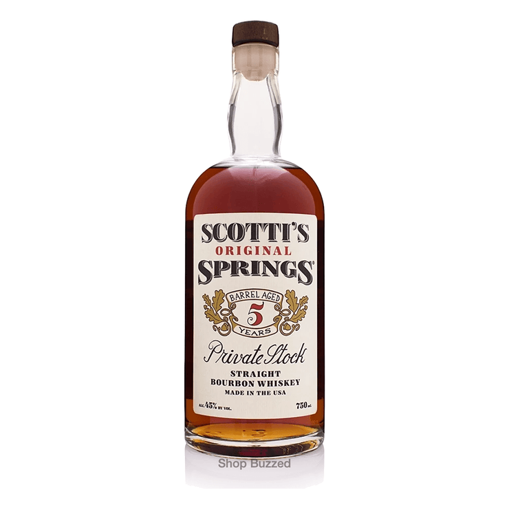 Scotti's Original Springs 5 Year Private Stock Straight Bourbon 750ml - Shop Buzzed